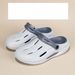 Hole Shoes For Men In Summer, Thick Soled Outdoor Sports Creek Tracing, Sandals And Slippers, Outdoor Leisure Soft Soled Beach Shoes_vogvips.com