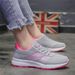 Straight Spring Sports Mesh Low Top Lace Up Middle And Elderly Casual Shoes Women's Edition_vogvips.com