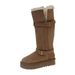 The Tall Tube Can Be Folded Over For Two, And The Thickened Thermal Cotton Shoes Are Medium And Long Boots For Women's Fur And Integrated Snow Boots._vogvips.com