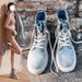 Women's Martin 2025 New Thick-Soled Spring And Autumn Summer Short Workwear Western Denim Boots_vogvips.com