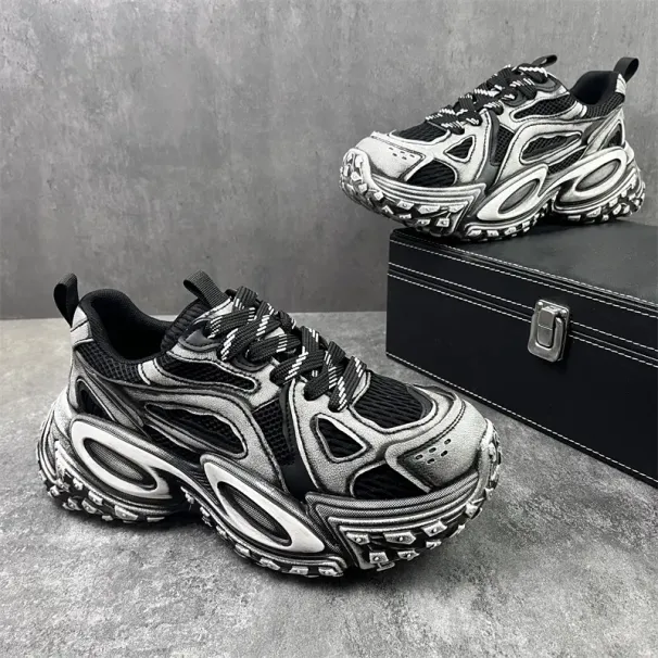 Non-slip Outdoor Sports Men's Shoes Casual Shoes Platform Heightening Dad Shoes Trendy Shoes_vogvips.com