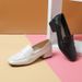 Square Head Thick Heel Single Shoes Women's Small Leather Shoes Women's Loafers Women's Inner Height Increase_vogvips.com