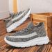 HKDQ Large Size 48 Knit Sneakers Men Women Breathable Socks Sneakers Summer Platform Trainers Non Slip Outdoor Men's Sport Shoes_vogvips.com