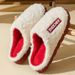 25 Cotton And Fleece Indoor Couple Slippers For Men And Women In Autumn And Winter_vogvips.com
