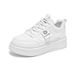 Little White Women's 2025 Spring New Breathable Board Children's Ins Korean Edition Versatile Thick Soled Sports Shoes,_vogvips.com