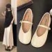 New Single Shoes Mary Jane Fashion Casual Shoes Doudou Shoes Handmade Viscose Shoes_vogvips.com