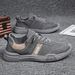 Men's Breathable Canvas Sneakers For Summer - Casual Low-Top Slip-On Shoes With Rubber Sole - Lightweight Comfortable Walking Shoes For Daily Wear_vogvips.com