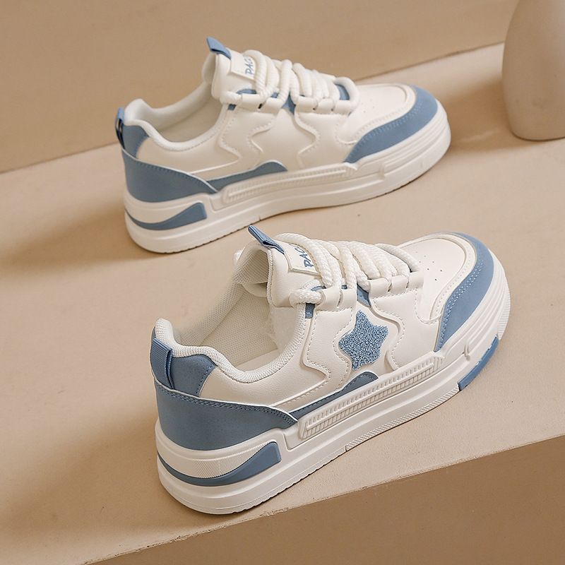 Thick Sole Star Board Spring New Leisure Versatile Campus White Little Popular Shoes Women's Trend_vogvips.com