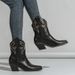 Women's Fashion Chelsea Boots With Embroidery – Chunky Heel, Pointed Toe, Comfortable & Stylish (Black/White/Dark Brown, Sizes 35-42)_vogvips.com