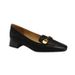 Single Shoe Women's Spring 2025 New Style French Square Toe Thick Heel Anti Slip Middle Heel, One Foot Commuting Small_vogvips.com