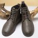 European Warm Series Martin Autumn New British Style Men's High-top Casual Leather Shoes Fashion Trend Work Boots_vogvips.com