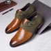 Unbeatable Quality 2025 New Business Dress Leather Fashion Trend Single Large Size Colored Men's Shoes_vogvips.com