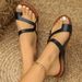 Women's Plus Size Flat Toe Sandals Lightweight Beach Slippers Summer New Style Simple_vogvips.com