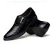 Large Size Casual Trendy Formal Attire, One Foot Leather Shoes, Men's British And Korean Version, Pointed Toe_vogvips.com
