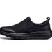 Euro Step Casual For Men Summer Hollow Out Cloth Slip-On Black Walking Soft Sole Lightweight Sports Running Shoes_vogvips.com