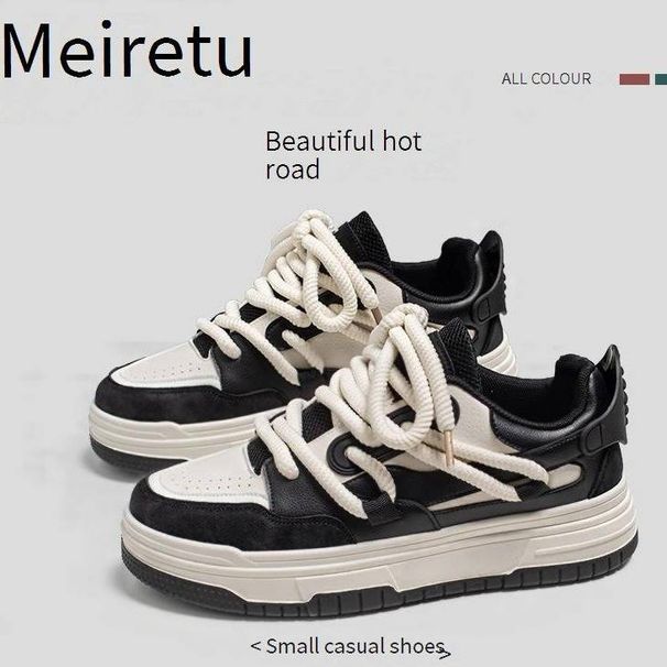 Men's Fashion Sneakers For Summer - Thick Sole Platform Casual Shoes With Arch Support - Lightweight Breathable Walking Shoes For Daily Wear_vogvips.com