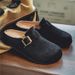 Lightweight Suede Loafers For Men – Breathable Mesh Lining, Low-Heel Casual Summer Shoes With PVC Sole And Round Toe_vogvips.com