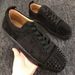 26xx Correct Logo 1 Men's With Rivets Red Sole Sneakers Rivet Couple Trendy Brand European Style Casual Shoes Black_vogvips.com