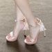 Luxurious Black Satin Bow 2026 New High-heeled Women's Sandals With Open Toe And Platform_vogvips.com