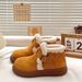 Sheepskin Snow 2025 New Winter Thickened Sole Short Boots With Fleece Anti-Slip Warm Cotton Shoes For Women_vogvips.com