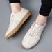 Soft Genuine Leather Cowhide Casual Spring Autumn Summer Comfortable Dad Cow Muscle Sole Men's Shoes_vogvips.com