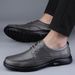 Autumn Winter New Formal Business Casual Leather Men's Trendy Korean British Style Height Increasing Derby Wedding Shoes_vogvips.com