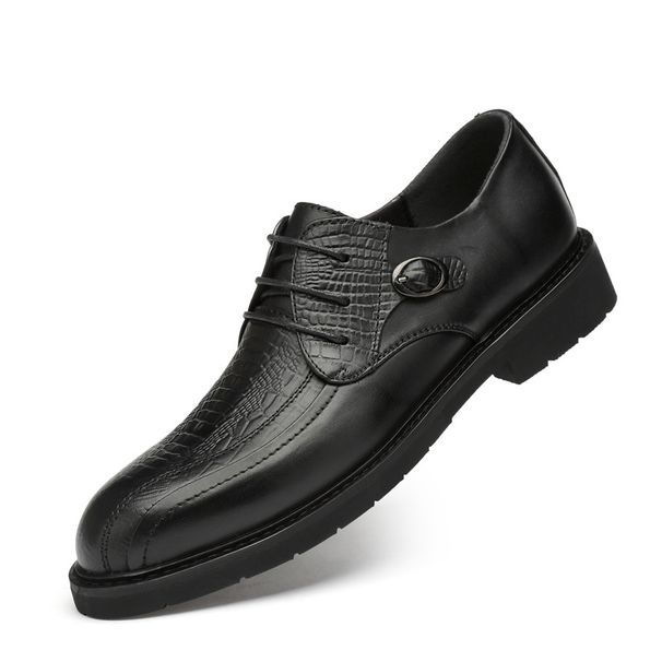 Leather Shoes Men's Top Layer Casual Single Shoes Formal Office Men's Shoes_vogvips.com