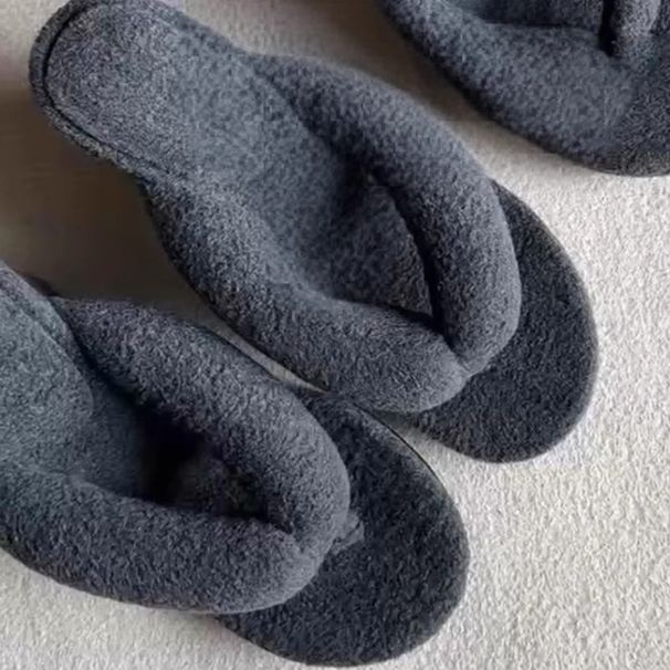 Unique Design Round-toe Thong Wedge Heel Chunky Flip-flops For Women, Fashionable High-heeled Shoes, Excluding Tax_vogvips.com