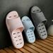 Women's Summer Bathroom Slippers For Home Use, Couple's Indoor Non-slip Quick-dry Thick-soled , Couple's Style_vogvips.com