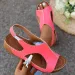 Women's Comfort Wedges Summer 2025 Casual Non Slip Beach Shoes Woman Roman Style Peep Toe Platform Sandals Plus Size 43_vogvips.com