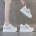 2026 Summer New Thick-Soled Height-Increasing Women's White Sneakers 8cm Small Size Casual Mh Breathable Versatile_vogvips.com
