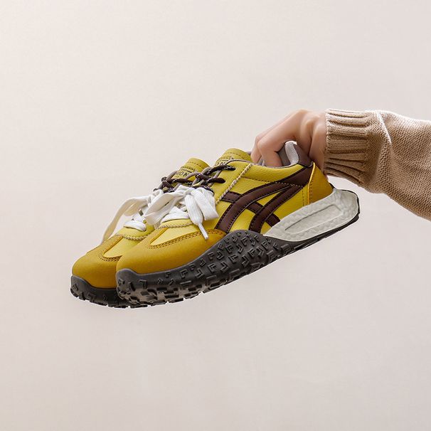 INS Korean Style Dad For Women 2025 Spring New Breathable Student Sneakers Height Increasing Women's Casual Shoes_vogvips.com