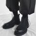 Chelsea Martin Boots Men's Casual High-top Leather Shoes Ins Low-top Medium Boots Trendy Leather Short Boots_vogvips.com