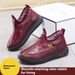Women's Cotton Shoes Winter Ladies Middle Aged Mother Shoes One Step Women's Plus Velvet Thickened Comfortable Warm Snow Boots_vogvips.com