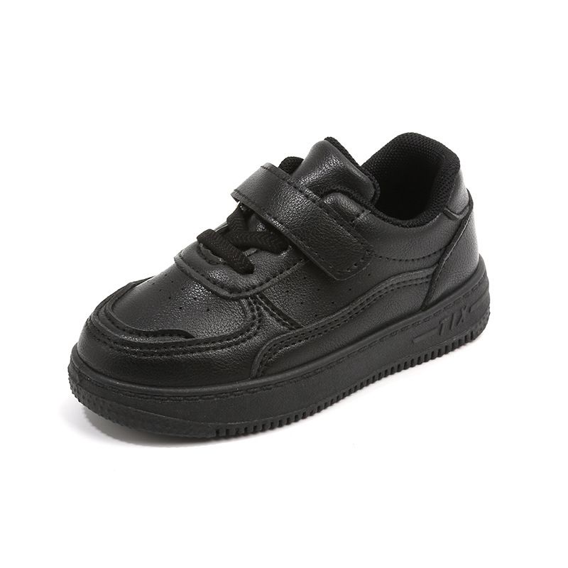 New Boys' Casual Shoes Black Girls' Board Shoes Soft Soled Baby Shoes_vogvips.com