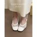 Gravity Shoe Factory's Temperament Square Hollow Woven Toe Back Empty Sandals For Women's Spring 2025 New Crystal_vogvips.com