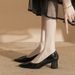 French-style Pointed-toe Patent Leather Women's Shoes, New Autumn Model, Comfortable For The Feet, Shallow Cut, Formal,_vogvips.com
