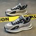 Men's Casual Sneakers For Running And Daily Wear, Lightweight Breathable Low-Top Shoes With PU Upper And Rubber Sole, Round Toe Design_vogvips.com