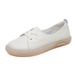 New Genuine Leather Soft Sole Women's Versatile Fashion Small Single Nurse Shallow Mouth Retro Mori Girl Style Flat_vogvips.com