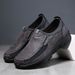 2025 Men's Casual Shoes Men Handmade Retro Breathable Flat Loafers Moccasins Dress Comfortable Slip On Driving Shoes Zapatillas_vogvips.com