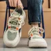 Jieming Cross Border Large Size Popular Frame Casual Men's Shoes 61853 Green Rice Orange_vogvips.com