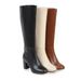 Women's Boots Thick Heel High Heel Square Toe Fashion All-match Warm And Comfortable Long Boots Women's Shoes High Boots_vogvips.com
