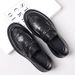 Euro Step New Genuine Leather Thick-Soled Loafers Non-Slip Breathable Men's Casual Shoes For Men_vogvips.com