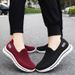 Old Beijing Cloth Shoes for Women Slip-On Flat Flyknit Upper Non-Slip Soft Sole Middle-Aged And Elderly Brand Women's Footwear_vogvips.com