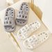 Bathroom Leakage Slippers For Women In Summer, Indoor Home Shower, Anti Slip Bathroom, Quick Drying Hollow Out Slippers For Men_vogvips.com