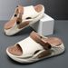 24 Year New Summer Men's Sandals Trendy Style With EVA Slip Anti Odor Thick Sole, Providing A Sense Of Stepping On Poop_vogvips.com