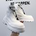 Martin Boots Men's Retro High-top Heightening Thick-soled Outdoor Function Wind Elastic Elastic Boots_vogvips.com