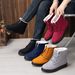 25 Cotton Shoes, Snow Boots, Warm And Versatile Boots, Women's Fleece And Thickened Cotton Boots_vogvips.com