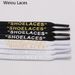 Shoelaces Double Layer Hollow Flat Polyester Shoelaces, Handmade Single Head Screen Printing_vogvips.com