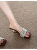 French-style Stunning Flip-flops And Sandals For Women To Wear Outside In Summer, With Elegant High-heeled Flip-flops_vogvips.com